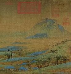 为千里江山图写诗